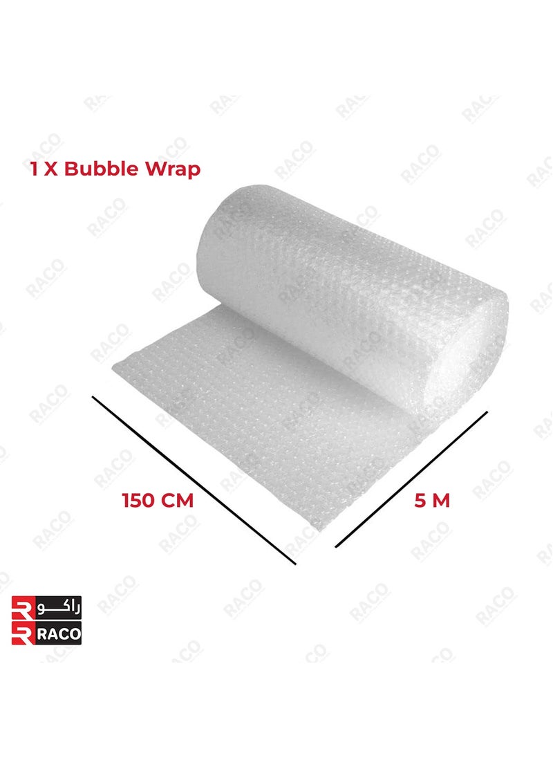 RACO - RACO Packing Kit | Complete Set with Cardboard Boxes, Bubble Wrap, Stretch Film, Clear Tape, Marker, and Knife - Image 1