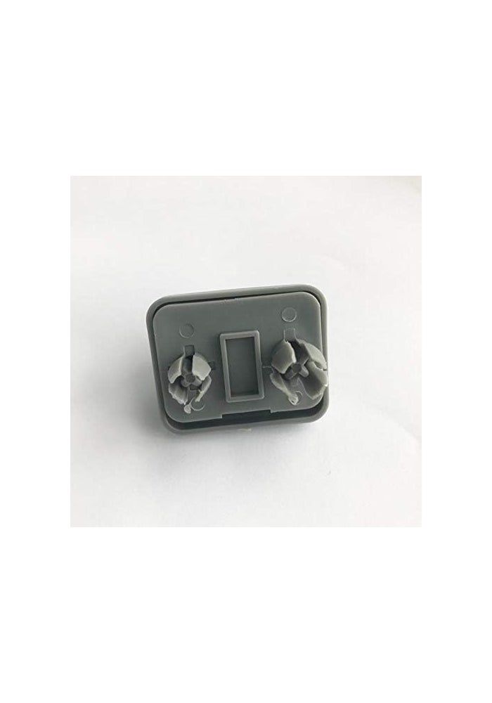 Wivplex Gray Car Interior Sun Visor Hook Clip Bracket - Image 3