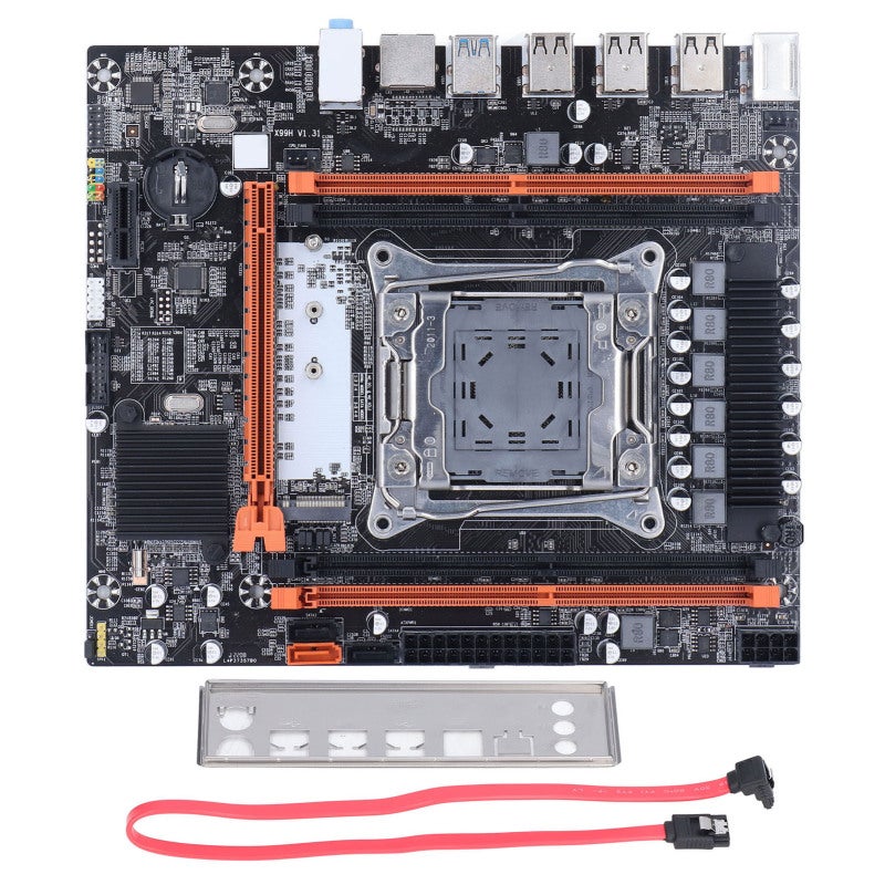 RMC DDR4 Gaming Motherboard X99H LGA 2011-3 E5 V3 V4 Support - 4 DIMMs 128G Max for Desktop - Image 1