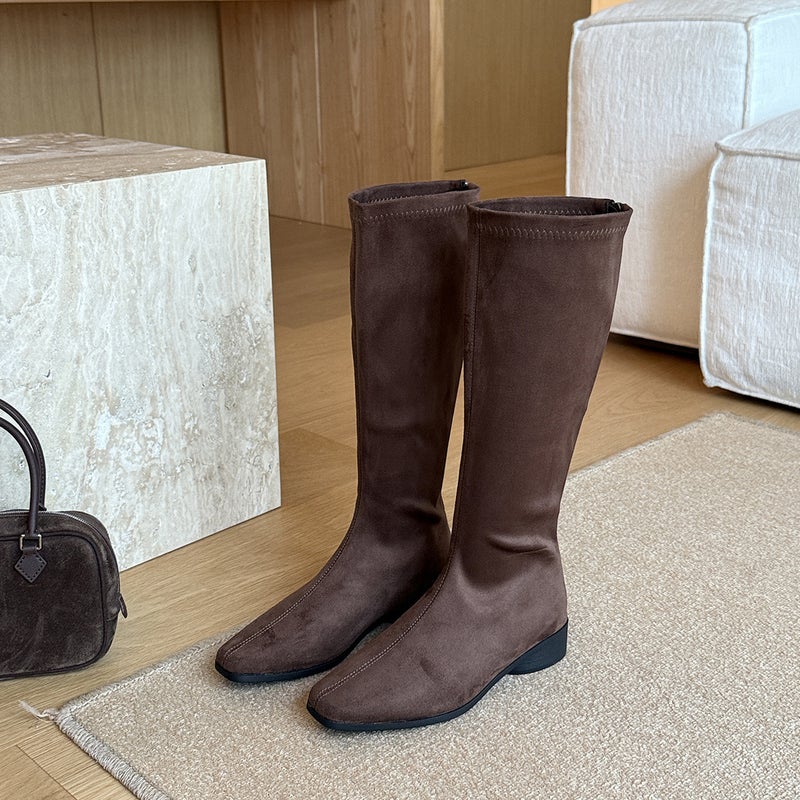 Marco&Joyce Retro Boots Women'S 2025 Autum New High-Leg Slim Boots French Long Knight Boots - Image 4