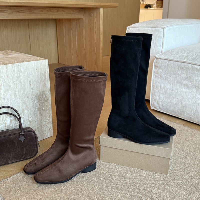 Marco&Joyce Retro Boots Women'S 2025 Autum New High-Leg Slim Boots French Long Knight Boots - Image 2