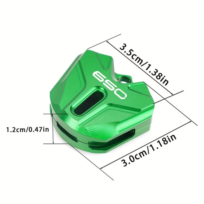 Red Aluminum Alloy Key Box Cover Key Shell Protection For Kawasaki Z900 Z650 RS NINJA650 Vulcan S 650 VERSYS 650 Z900RS Z900SE Z650RS Ninja 650 Motorcycle - Image 2