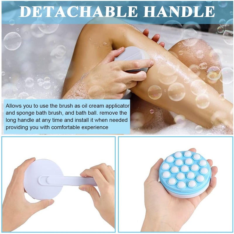 maycreate MAYCREATE Body Lotion Applicator Handheld Self Moisturizer Cream Lotion Applicator Body Leg Bath Lotion Applicator For Back Brush Massager Massaging Tool for Woman Men  - Image 5