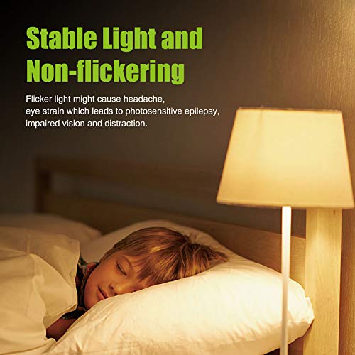 Neporal Amber Light Bulbs, 9W 60W Equivalent A19, Blue Light Blocking Soft Warm Light Bulbs, 1800K Amber Night Light, Dim Light for Healthy Sleep and Baby Nursery - Image 4