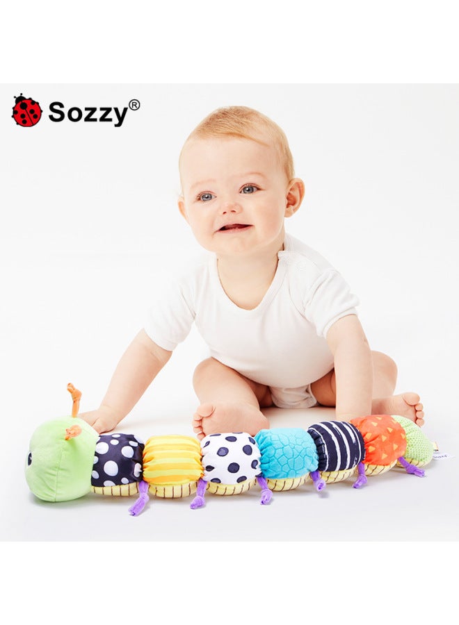 Sozz Newborn Gift Baby Caterpillar Height Plush Doll Baby Toy Wholesale-Color:Green Caterpillar Height Ruler (without Trademark) - Image 1