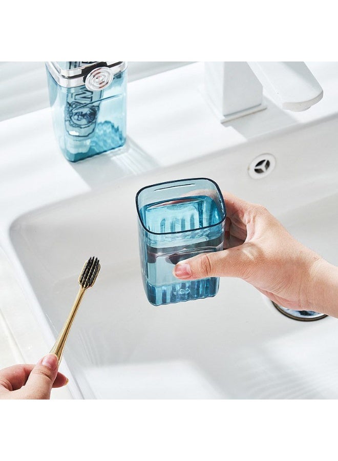 Elegant & Modern Toothbrush Organizer – Multi-Purpose for Brushes, Makeup & Pens – 2 Portable Pieces for Daily Use & Travel - Du - Image 3