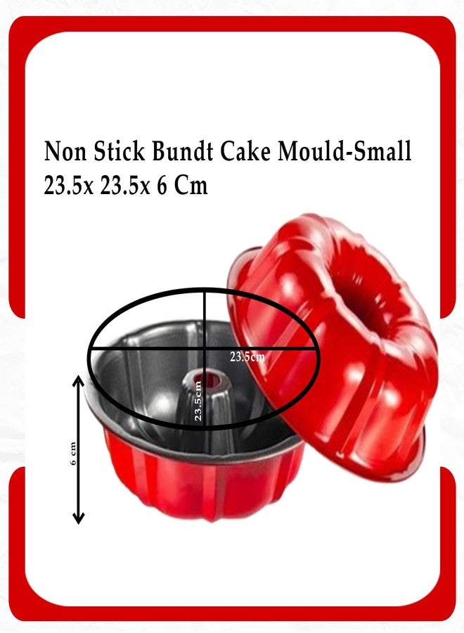 Cake Decor Non-Stick Bundt Cake Mould, Durable and Easy-Release Bakeware for Perfectly Shaped Cakes - 7.5-Inch - Image 2