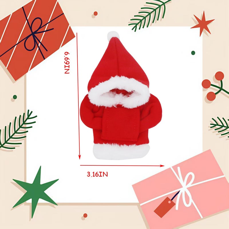 i-Beeboo 3Pcs 7inch Desktop Goose Christmas Hoodie Accessories Set, Outfits with Red Hoodie, Scooter, Sunglasses, Mini Desk Decor - Image 4
