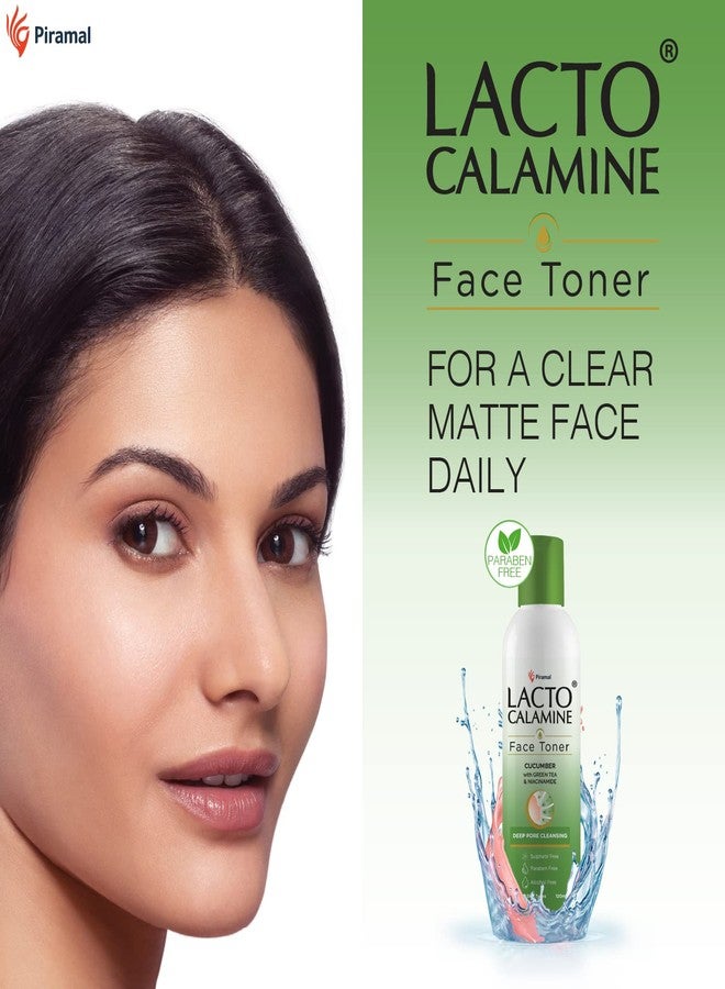 Lacto Calamine Daily Face Cleansing Wipes, White, Pack of 3, 75 Count & Lacto Calamine Cucumber Face Toner with Green Tea & Niacinamide - 120 ml x Pack of 1 - Image 5