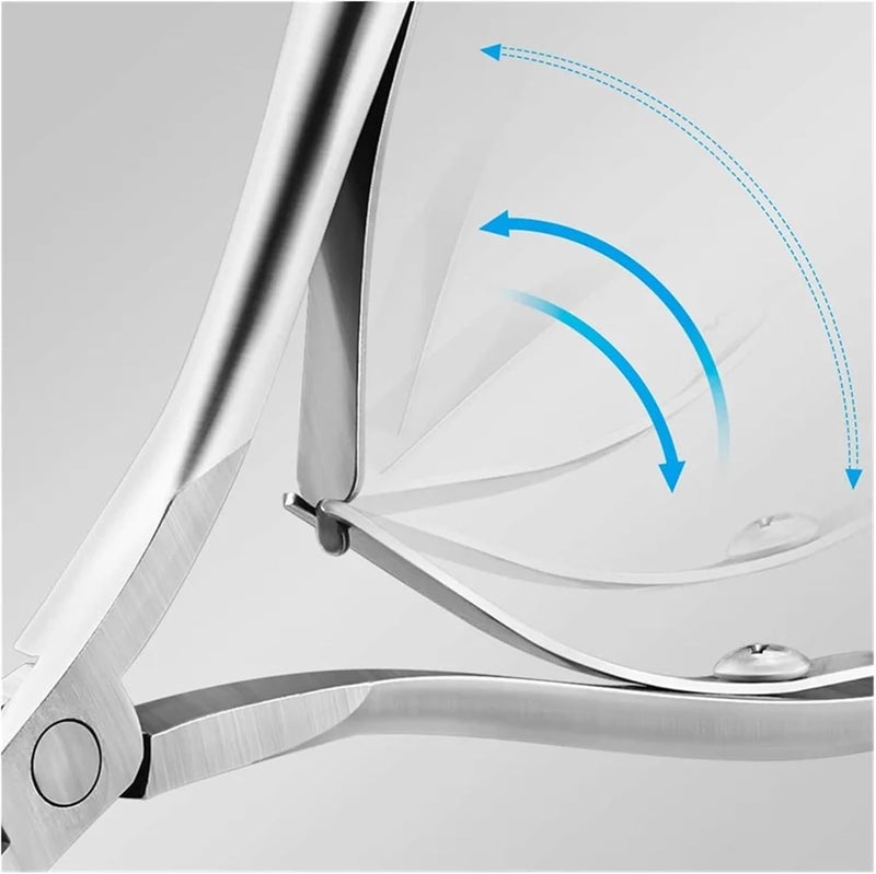 Cuticle Cutter Nail Nippers Scissors Manicure Pusher Pedicure Tong Dead Skin Remover(4PCS) - Image 2