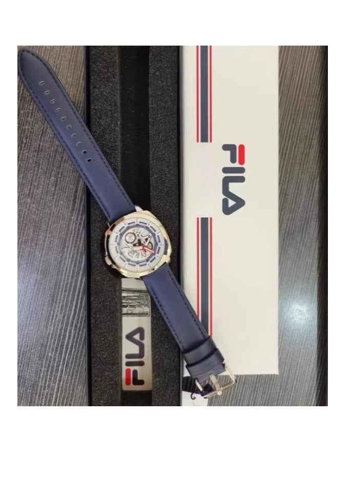 FILA ساعة كوارتز مجوفة مضيئة للرجال والنساء - Image 2