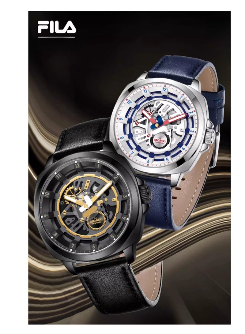 FILA ساعة كوارتز مجوفة مضيئة للرجال والنساء - Image 5