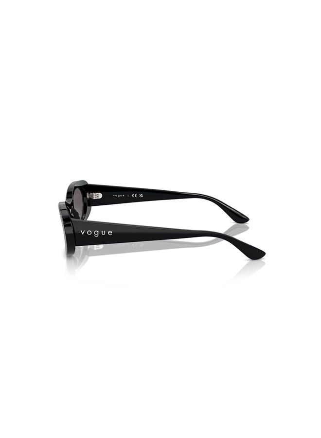 Vogue Full-Rimmed Oval Sunglasses 5582S,53, W44/,87 - Image 2