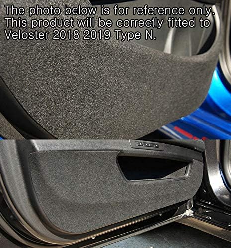 LIGHTKOREA Premium Felt Door Anti Scratch Cover Front Rear 3Pcs Fit to Hyundai Veloster n 2018 2019 2020 - Image 2
