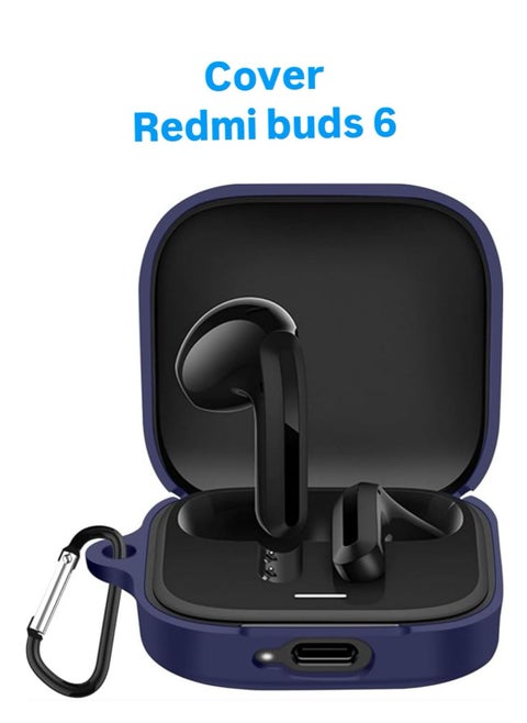 Redmi Buds 6 Silicone Case - Dark blue