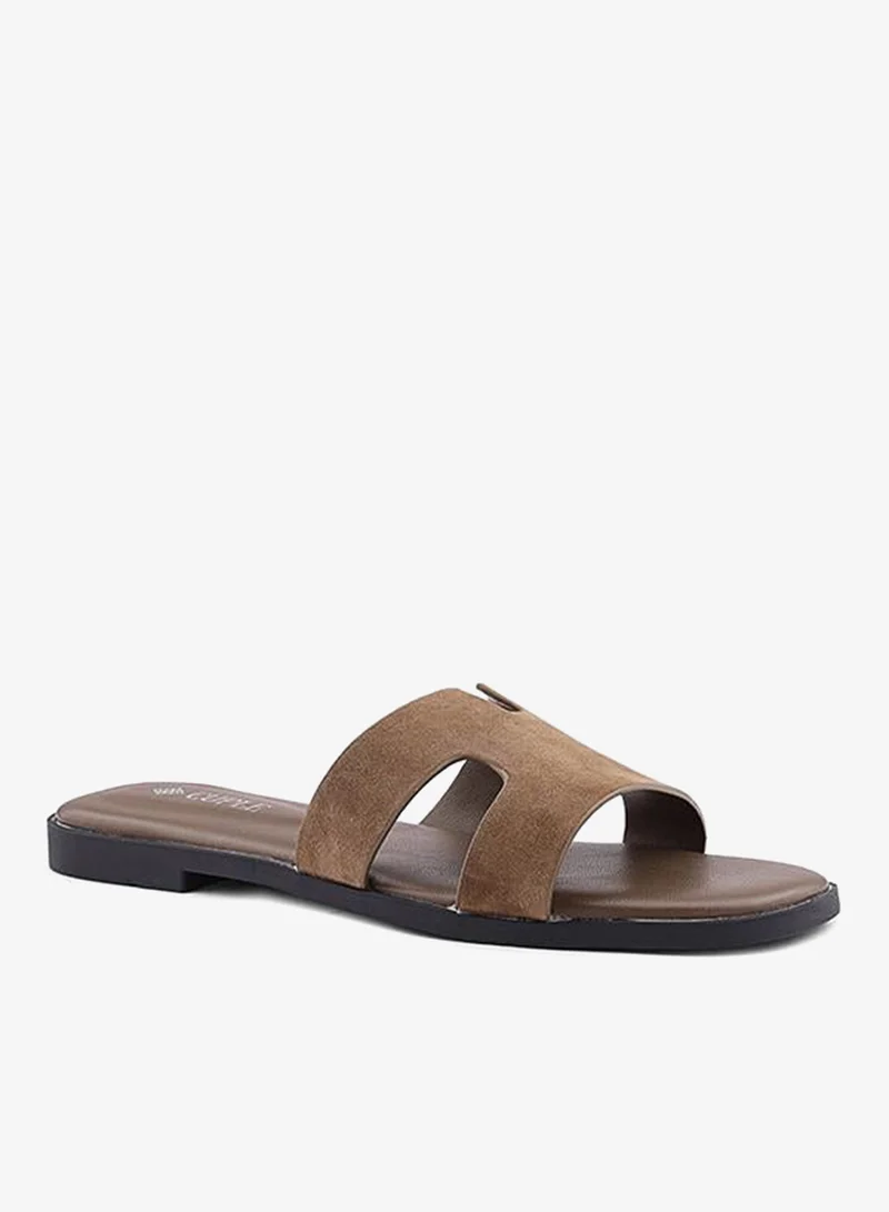 Cuple Women Flat Slides