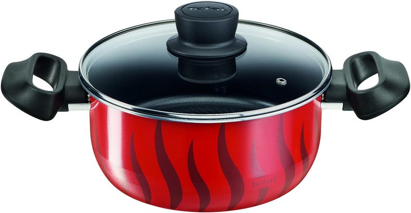 تيفال مجموعة أواني طهي TEFAL (8 قطع) بأحجام 18/22/26/30 سم | طبقة غير لاصقة آمنة | مصنوعة في فرنسا | تشمل أغطية للطهي | ضمان لمدة سنتين | رقم المنتج: C3079082 - Image 5