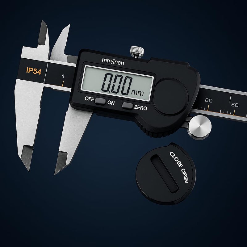 Corceptive Digital Vernier Caliper – Stainless Steel Electronic Measuring Tool (0–150mm / 0–6 Inch) with LCD Display, Inch/MM Conversion & Precision Measurement (BC-01) - Image 5