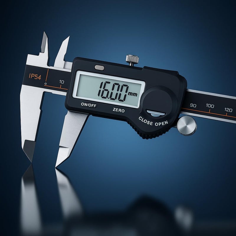 Corceptive Digital Vernier Caliper – Stainless Steel Electronic Measuring Tool (0–150mm / 0–6 Inch) with LCD Display, Inch/MM Conversion & Precision Measurement (BC-01) - Image 1