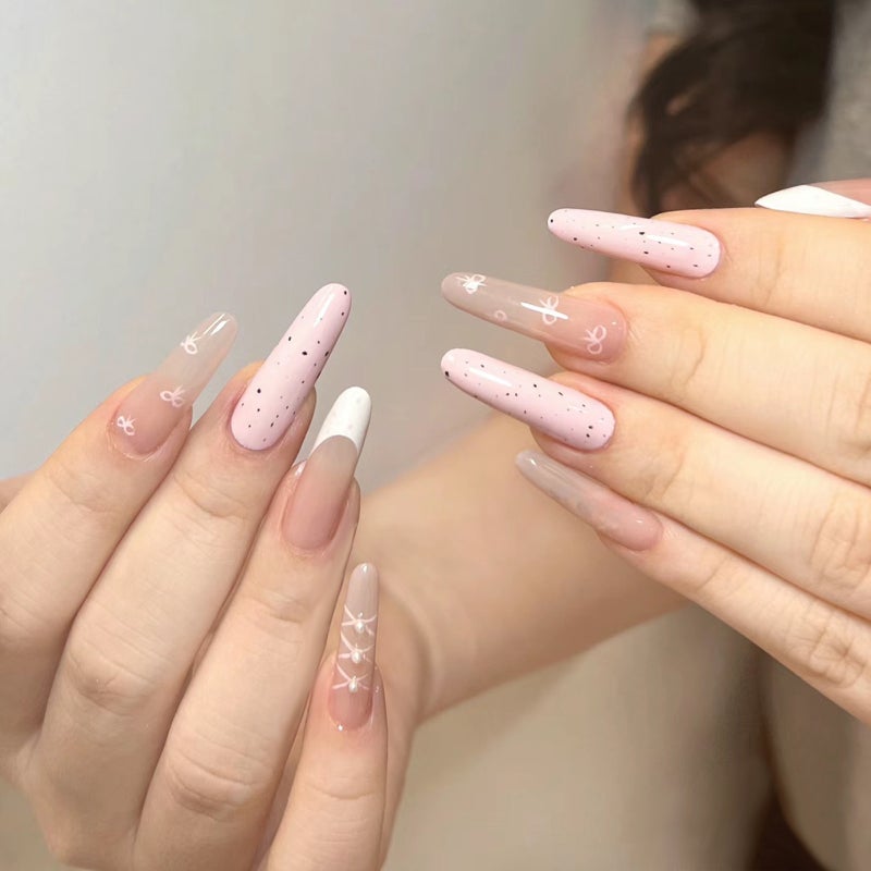 Generic Wearable Detachable Fake Nails By1687 winter summer clouds 