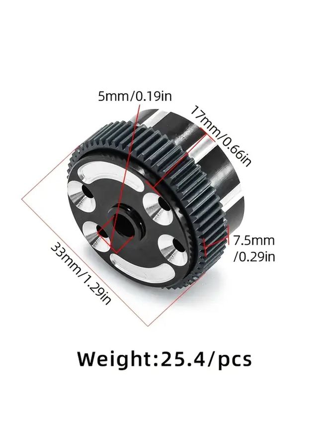 Aluminum Sealed Gear Case For RC Car Black - Image 4