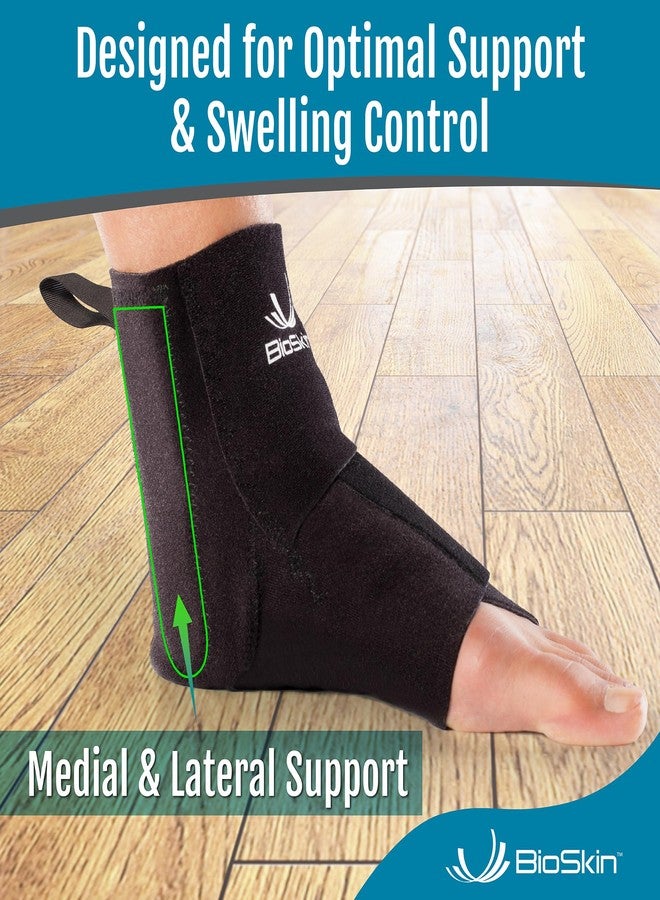 BioSkin Ankle Wrap Compression Brace - Ankle Wrap for Post-Op Foot or Ankle Surgery, Sprained Ankle, Post Injury Ankle Brace, Ankle Support Brace for Women and Men, HSA or FSA Eligible - Image 5