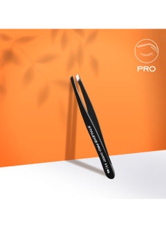 STALEKS PRO Eyebrow tweezers black - EXPERT 11 | TYPE 4b (narrow beveled)  - Image 1
