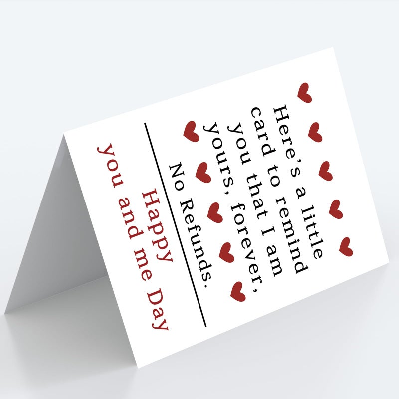 Mcduldul Valentines Day Card | Valentine Day Gifts for Him Her | Happy Anniversary Decorations for Women Men Husband Wife - Image 3