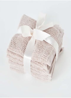 Home Box Cloud Touch 6-Piece Zero Twist Cotton Face Towel Set 30x30 cm  - Image 4