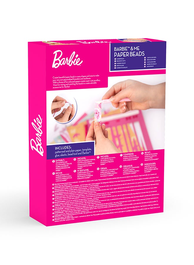 Barbie Paper Beads With Fashion Doll BRB2448 - Image 2