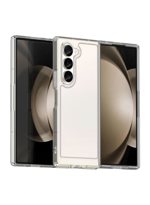 Samsung Galaxy Z Fold 6 Case, Clear Shockproof Phone Cover, Slim Thin Protective Cases - Transparent