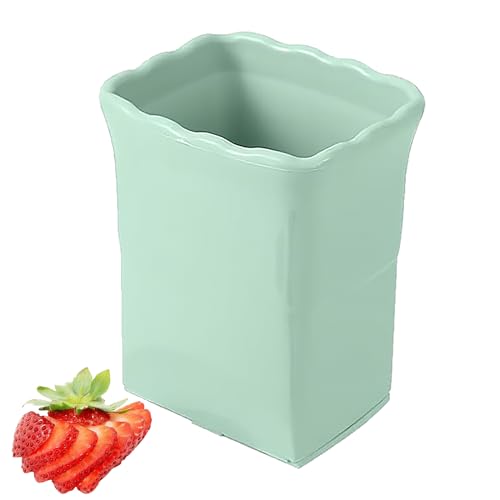 CEHNCEH 1PCS Fruit Slicer Cup Strawberry Slicer, Cup Slicer Strawberries Cutter Cup, Speed Cutter for Banana Grape Egg Kitchen Portable Slicing Tool - Image 1