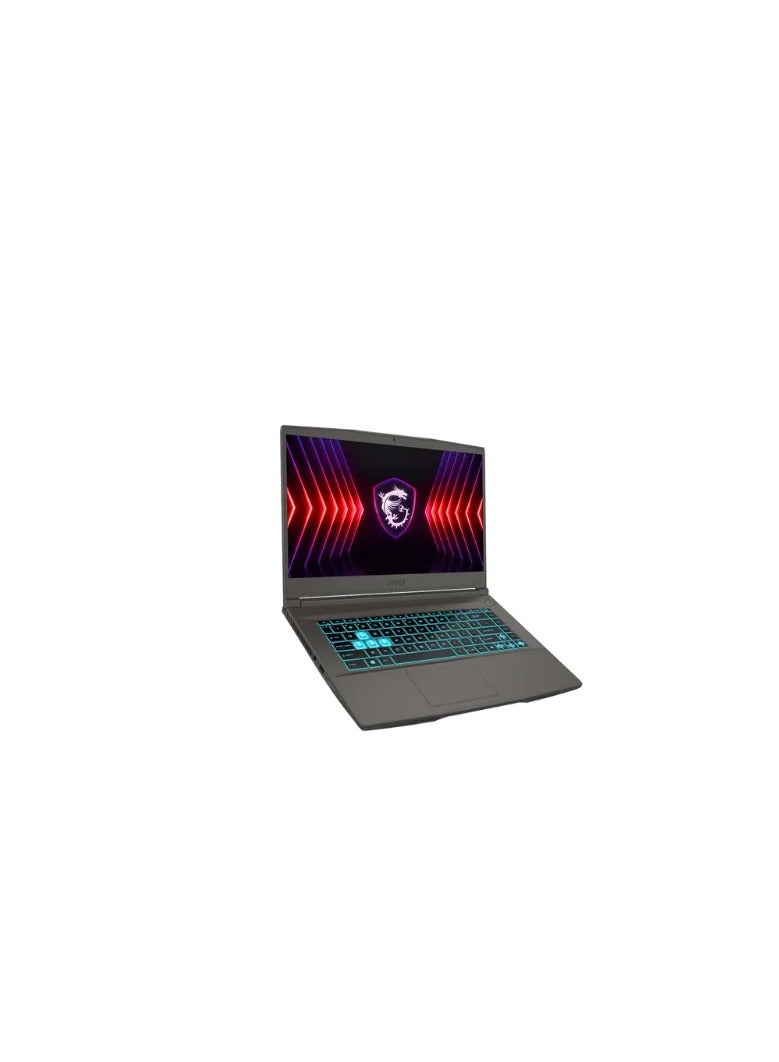 إم اس أي Msi Thin 15 A B7VF Gaming Laptop AMD Ryzen 7 7735HS 512GB SSD 16GB Ram Nvidia GeForce RTX 4060 8GB 15.6" Inch FHD - Cosmos Gray English/Arabic Cosmos Gray  - Image 2