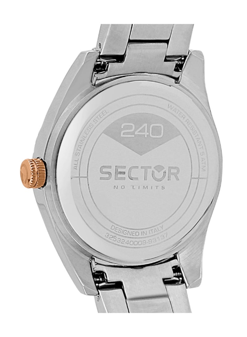 Sector 240 GENTS 41MM 3H GUN DIAL SS BR - Image 5