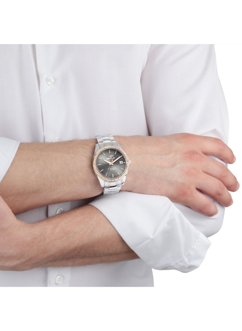 Sector 240 GENTS 41MM 3H GUN DIAL SS BR - Image 2