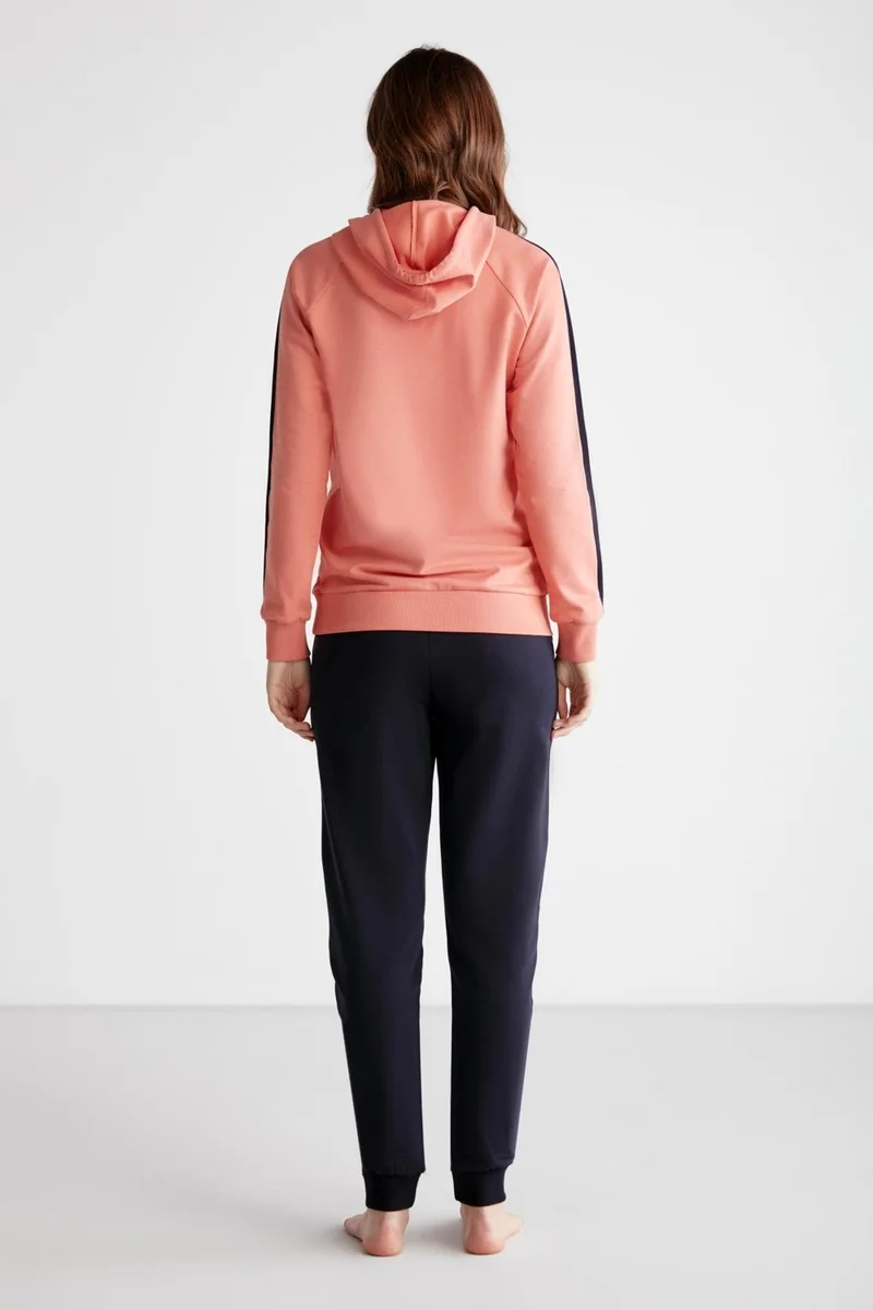 U.S. Polo Assn. 100% Cotton 2 Yarn Hooded Women's Tracksuit