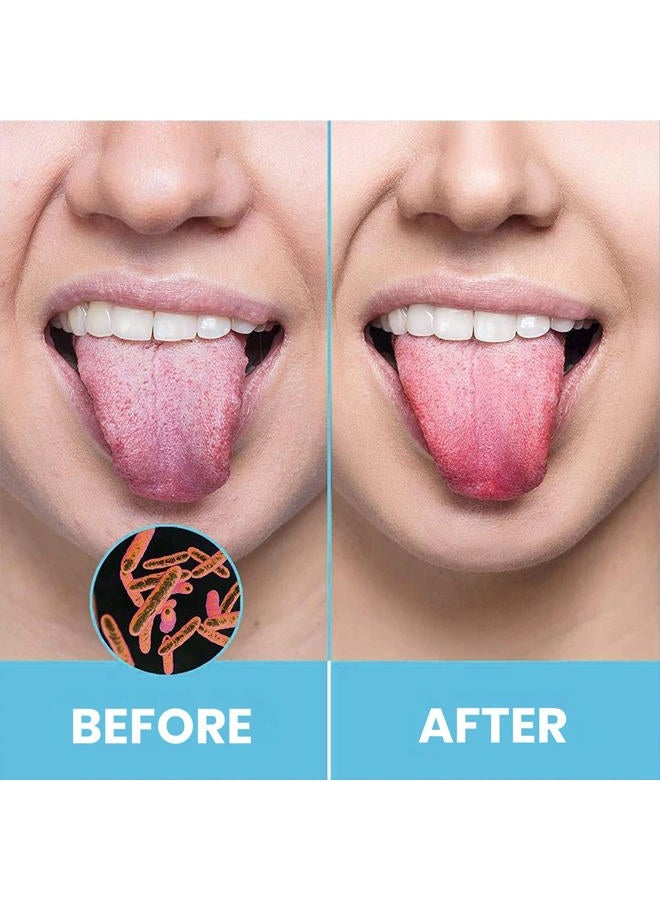 HOKIN Tongue Scraper for Adults by (2Pcs Oral Care Pack) Stainless Steel Tongue Cleaners Reduce Bad Breath 100% Metal Tough Scrapers Men and Women Hygiene Product - Image 2