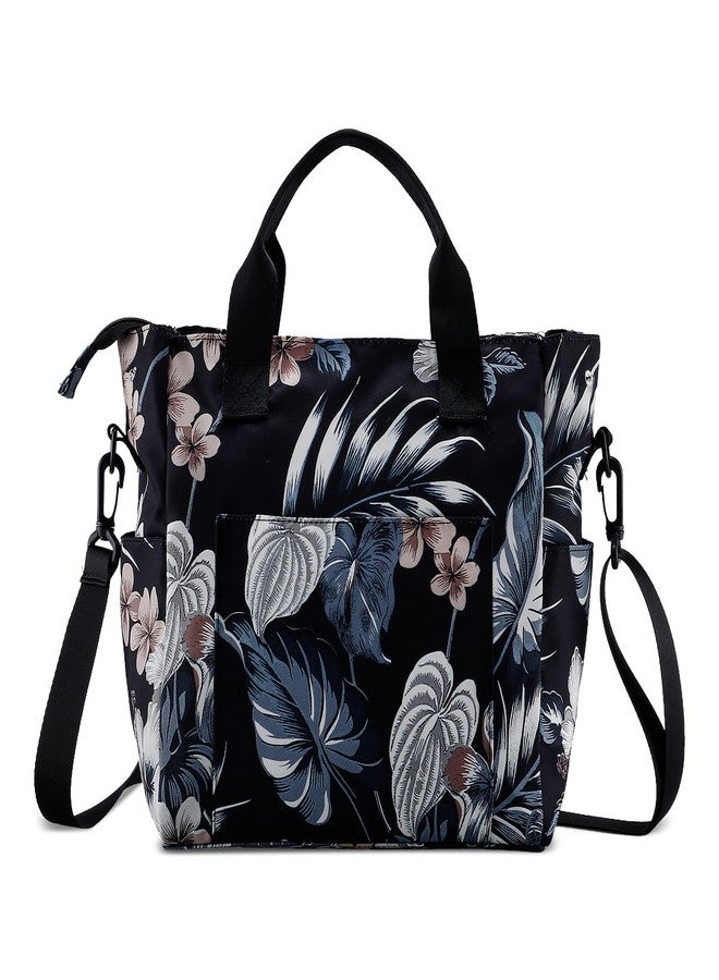 HAWEE Crossbody Shoulder Bag for Women - Water Resistant Casual Handbag Purse with Multiple Pockets, Adjustable Strap, Hawaii Flower - Image 1