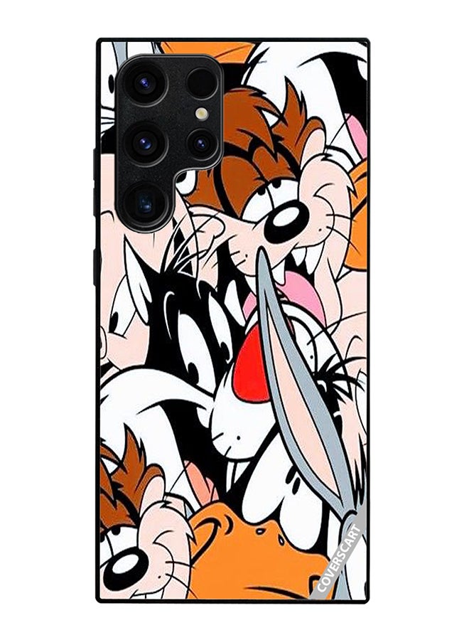 COVERSCART Protective Case Cover For Samsung Galaxy S25 Ultra Mix Cartoon Design Multicolour
