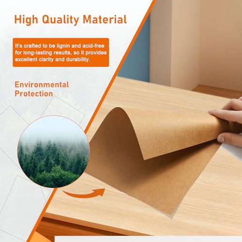 Guakicae 28 Sheets Brown Cardstock 8.5 x 11 Printer Paper, 92lb Heavyweight Thank You Card Stock for Greeting Cards, Wrapper, Invitations, DIY Cards Making, Certificates - Image 5