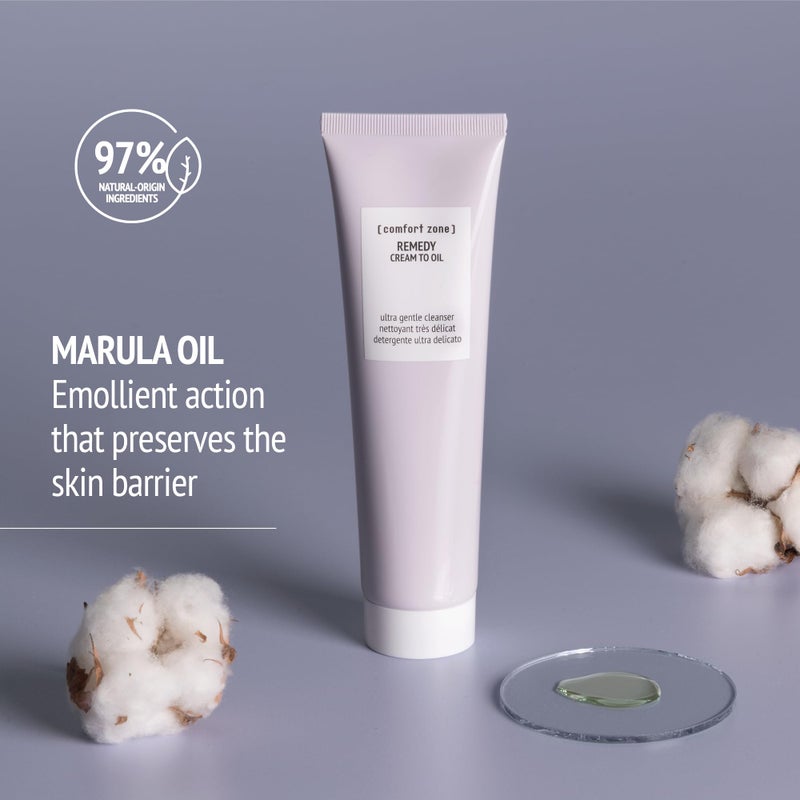 Comfort Zone [ Comfort Zone ] Remedy Soothing Nourishing Cream To Oil Cleanser, Ideal For Sensitive Skin Prone To Redness, Fragrance-free, 5.07 fl. oz. - Image 4