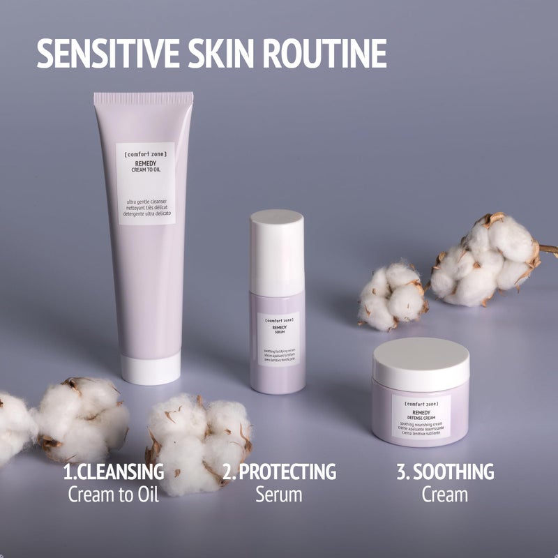 Comfort Zone [ Comfort Zone ] Remedy Soothing Nourishing Cream To Oil Cleanser, Ideal For Sensitive Skin Prone To Redness, Fragrance-free, 5.07 fl. oz. - Image 5