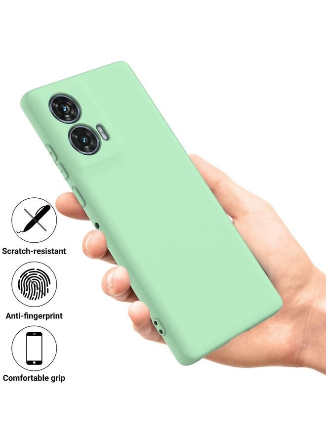 S-TOP Case For Motorola Edge 50 Fusion Solid Color Liquid Silicone Dropproof Full Coverage Phone Case - Image 2