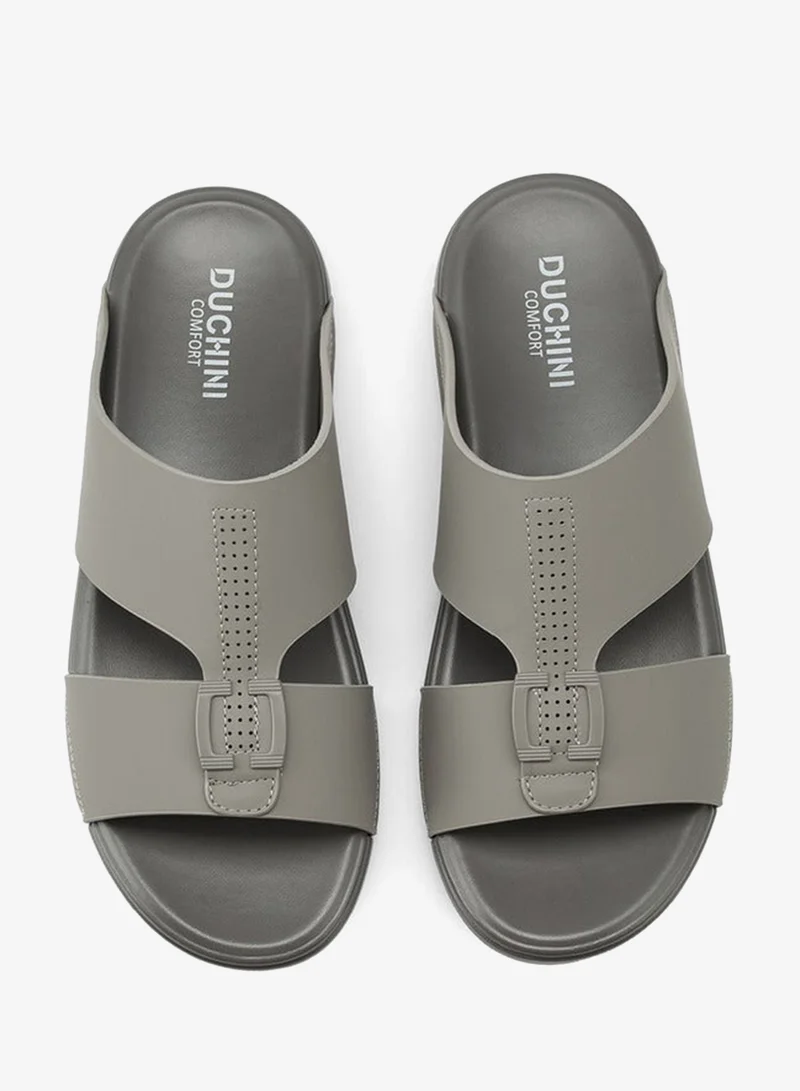 DUCHINI Men's Textured Arabic Slip-On Sandals Ramadan Collection