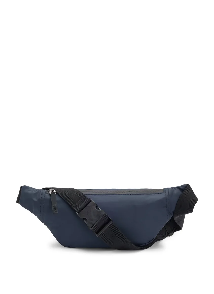 BOSS Faux-leather belt bag with logo detail