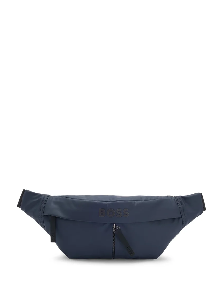 BOSS Faux-leather belt bag with logo detail