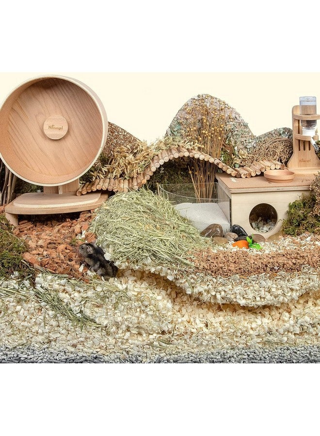 Niteangel Aspen Shaving Hamster Beddings for Syrian Dwarf Hamster Gerbil Mice Degu Rat Rabbit Bunny Guinea Pig Chinchilla Hedgehog or Other Small Pets (30L - 8mm) - Image 5