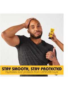 Bee Bald Bee Bald SMOOTH PLUS Daily Moisturizer With SPF 30 Broad Spectrum Sunscreen - Head and Face Moisturizer Lotion for Men and Women Too - Hydrate and Protect Skin from Harmful UVA/UVB Rays - 1.7 fl Oz  - Image 3