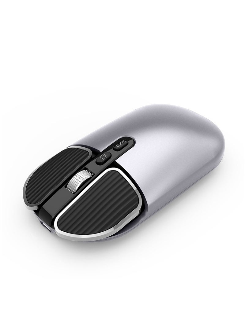 MileMelo 2.4G M203 USB Mute Mouse 500 Milliamp Metal Roller Mouse Wireless Charging Mouse  - Image 1