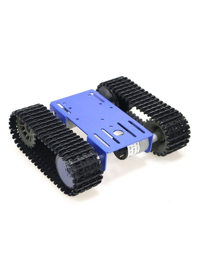 Geek DIY Tracked Robot Chassis Smart Tank Car Kit with 2Pcs Motor, Remote Control Caterpillar Moving Robotic Tank Platform with Plastic Tracks for Arduino/Raspberry Pie/Microbit/Python/Steam  - Image 3